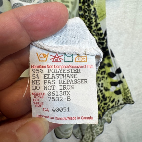 Frank Lyman Cardigan Womens Size 20 Animal Print Maximalist Boho Chic - Picture 3 of 8